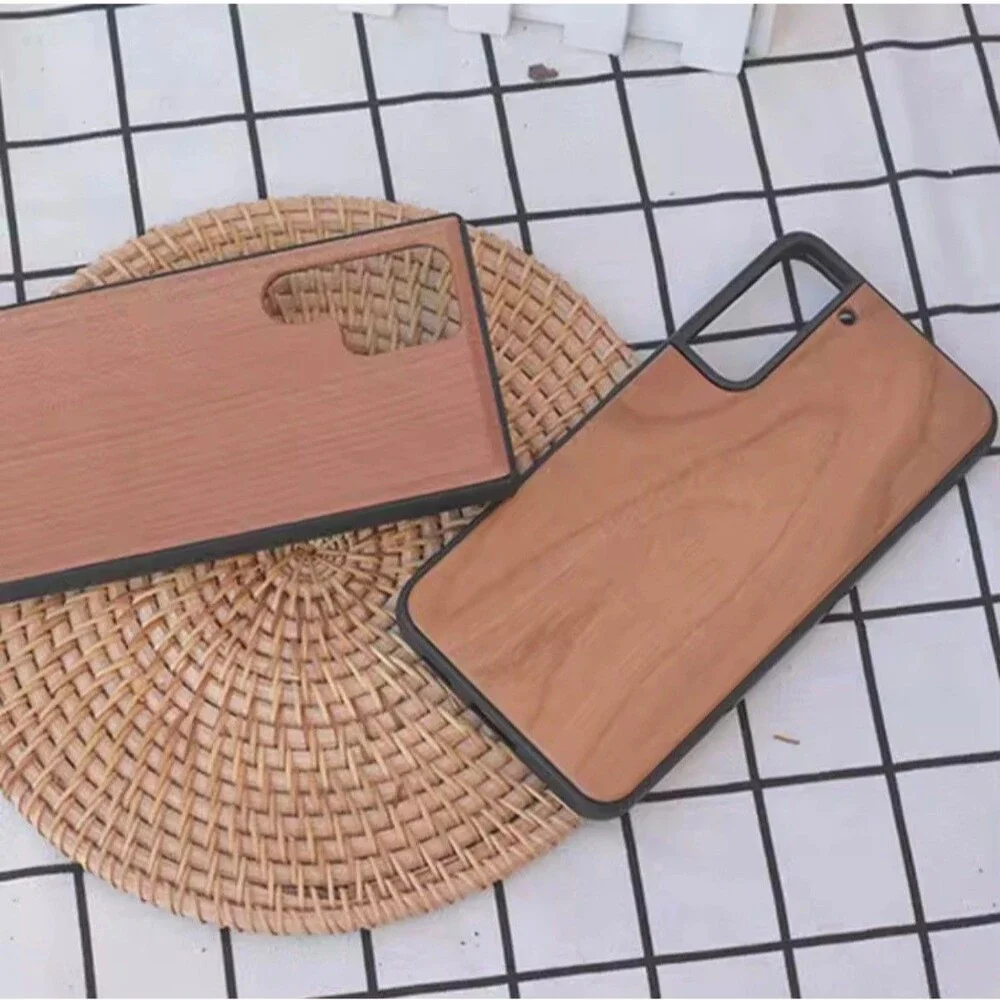 Custom Laser Engraved Wood Backing Phone Case For Samsung Galaxy S26 Ultra